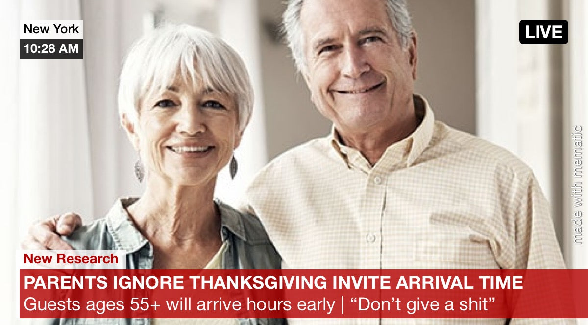 New Holiday Research: Study Finds Guests 55+ Will Arrive Early