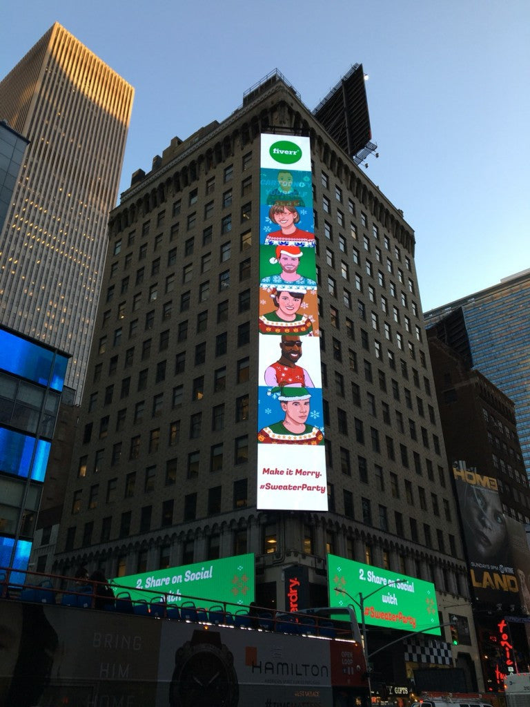 Want to be on a Times Square Billboard