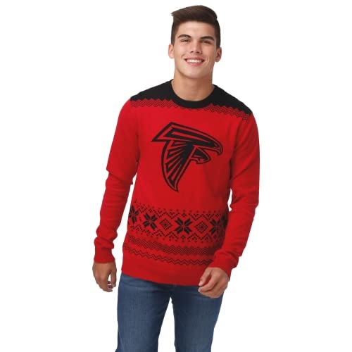 Chicago Blackhawks Ugly Christmas Sweater NHL Hockey Fair Isle Red