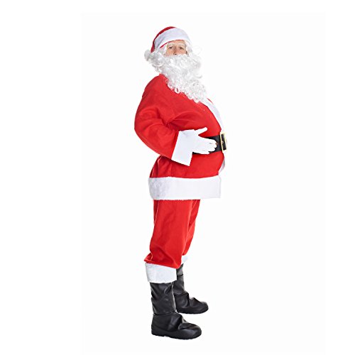 Morph Costumes Santa Claus Costume Adults Standard Xmas Christmas Costume for Adults Large