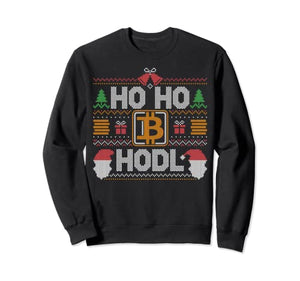 Ho Ho Hodl Hodling Through The Snow Ugly Christmas Sweater Sweatshirt