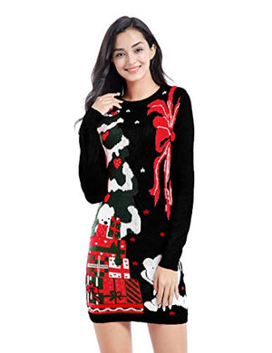 v28 Ugly Christmas Sweater for Women Vintage Funny Merry Knit Sweaters Ugly Christmas Sweater Party v28 Ugly Christmas Sweater for Women Vintage Funny Merry Knit Sweaters Ugly Christmas Sweater Party