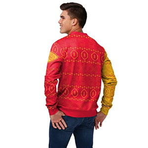 FOCO Men's NFL Printed Primary Logo Lightweight Holiday Sweater, Kansas City Chiefs, X-Large
