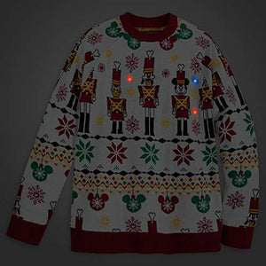 Disney Mickey Mouse and Friends Light-Up Holiday Sweater for Adults Size Unisex XXL Multi