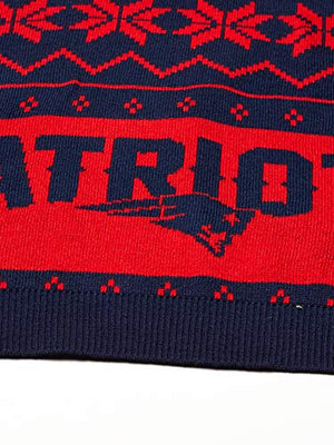 NFL New England Patriots Mens 2019 Ugly Sweater, Team Color, Small