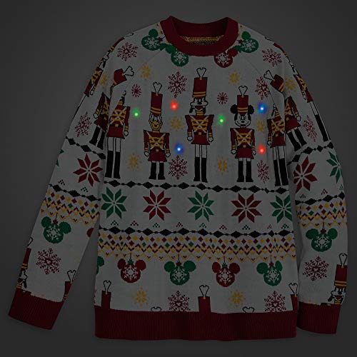 Disney Mickey Mouse and Friends Light-Up Holiday Sweater for Adults Size Unisex XXL Multi