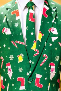 Funny Christmas Suits Santa Candy Canes