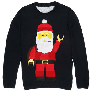 Lego Inspired Santa Christmas Sweater