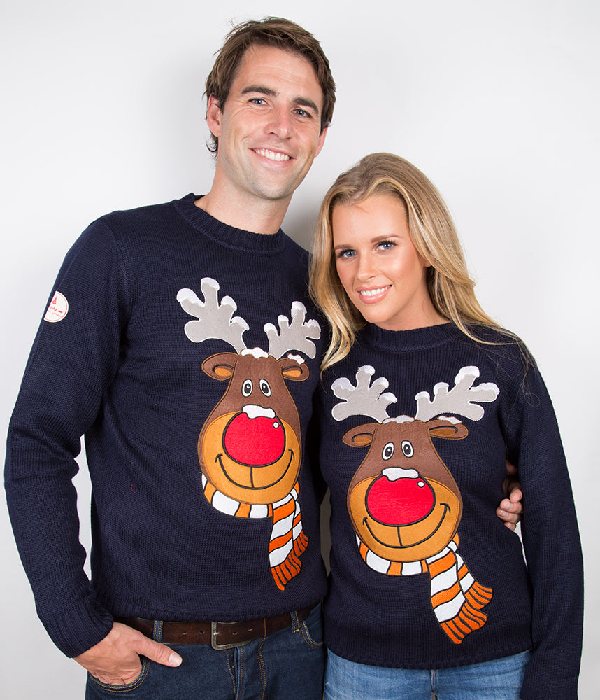 Rudolph Reindeer Ugly Christmas Sweaters – Ugly Christmas Sweater Party