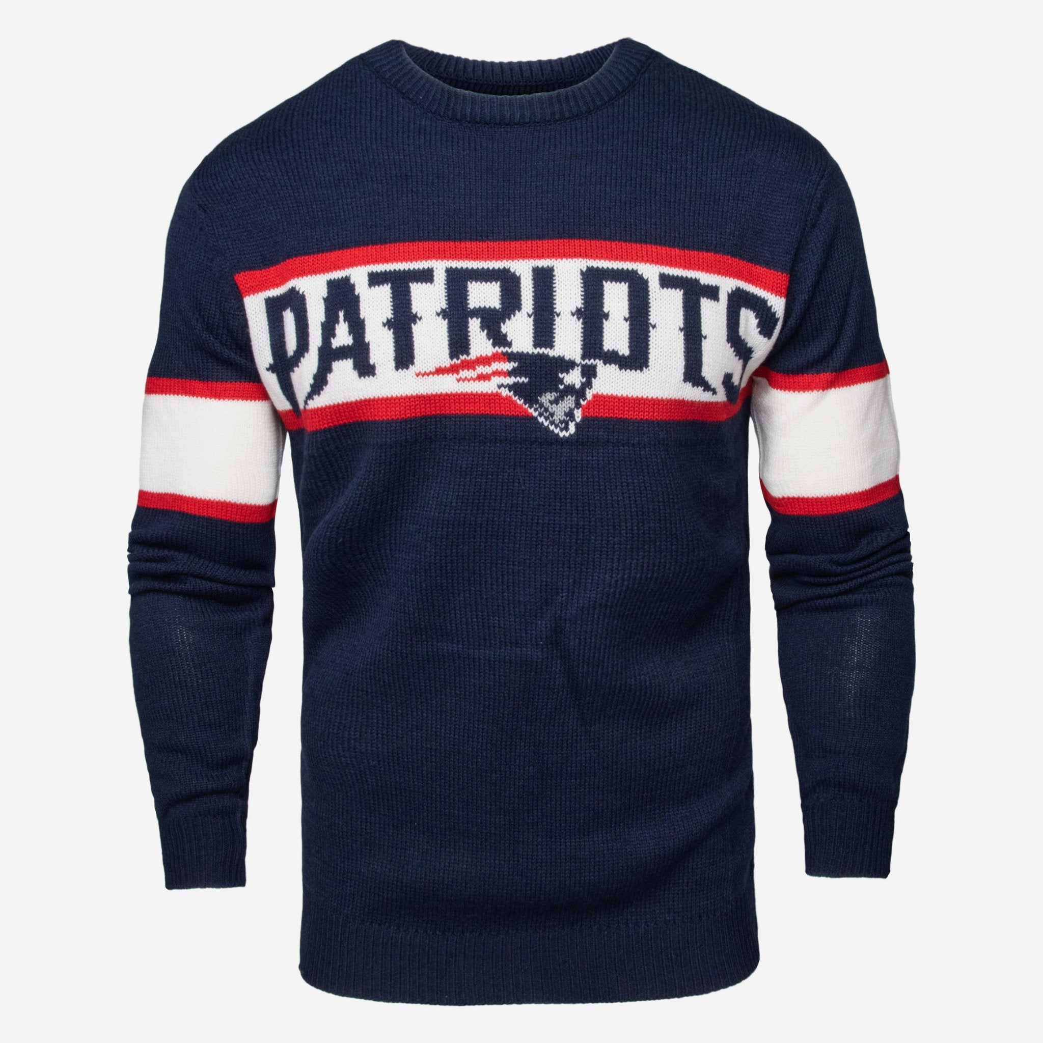 patriots knit sweater