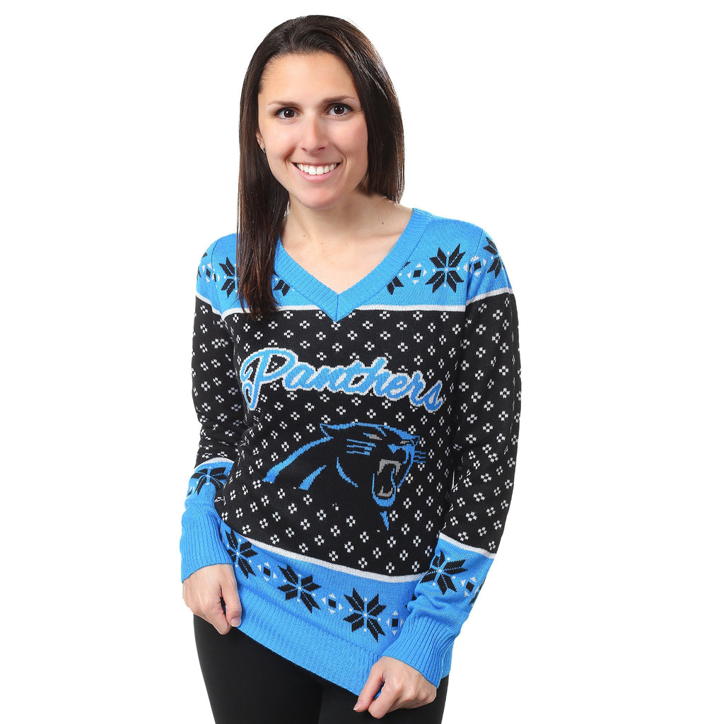 Carolina Panthers Womens Christmas Sweater