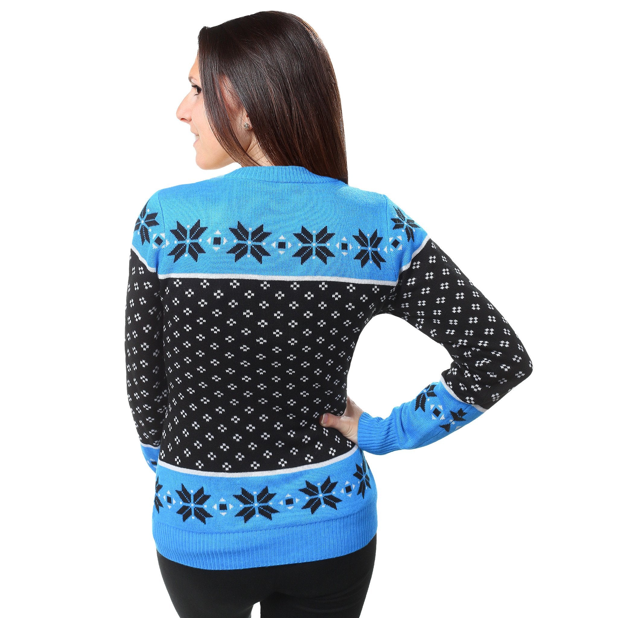 Carolina Panthers Womens Christmas Sweater