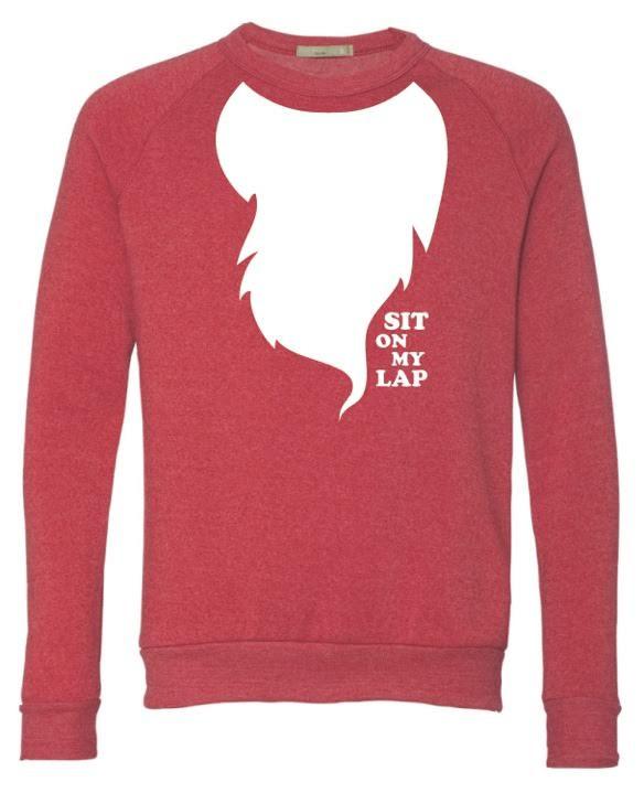 Creepy Santa Funny Christmas Sweatshirt
