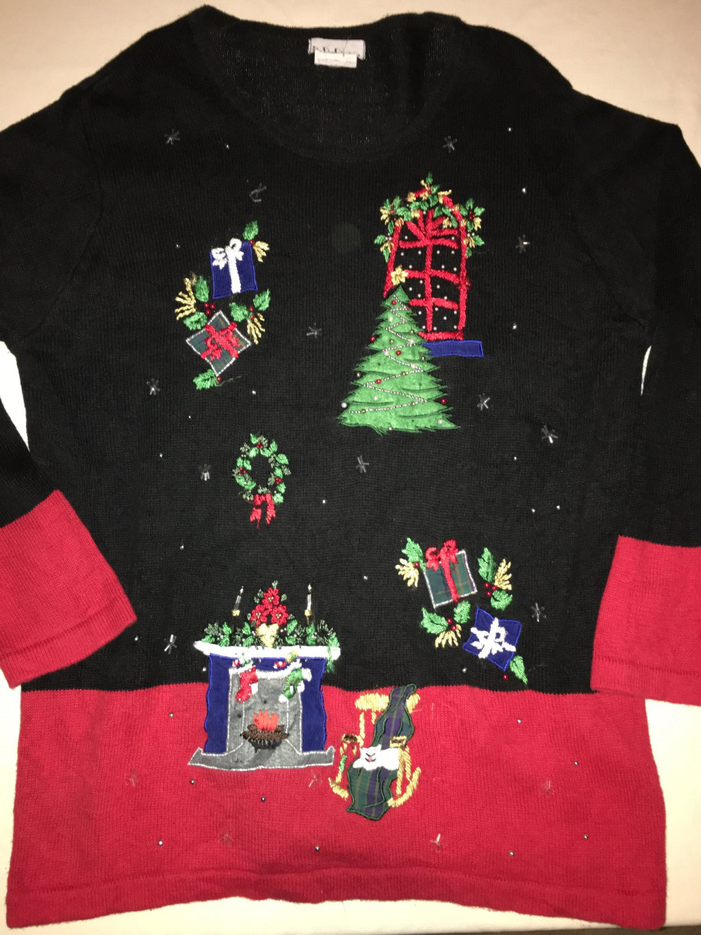 Creepy Kitty Christmas Sweater 1666
