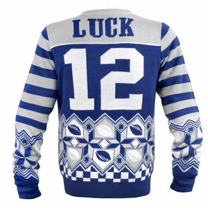 Buy Andrew Luck Ugly Colts Christmas Sweater Gift Ideas Colts Fans 
