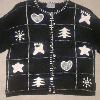 Patch Work Vintage Xmas Sweater 1733