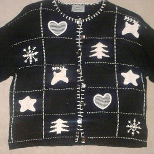 Patch Work Vintage Xmas Sweater 1733